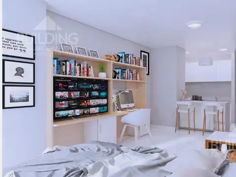 Departamento Monoambiente con 1 baño