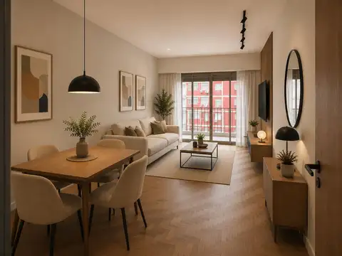 Departamento en  Almagro 2 ambientes con amplia baulera
