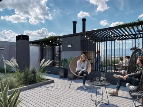 Departamento 2 ambientes con 1 baño