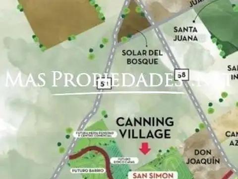 Venta Terreno / Lote en San Simon Canning