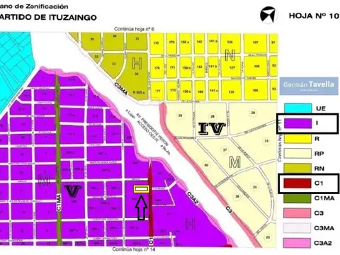 Terreno en Venta 35  mts Fondo