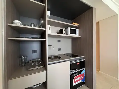 Venta departamento amoblado monoambiente en Torre Deco Recoleta