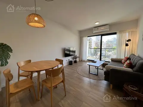 Departamento 2 ambientes con 2 baños