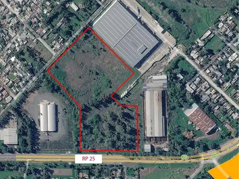 Fracción Industrial sobre Ruta 25