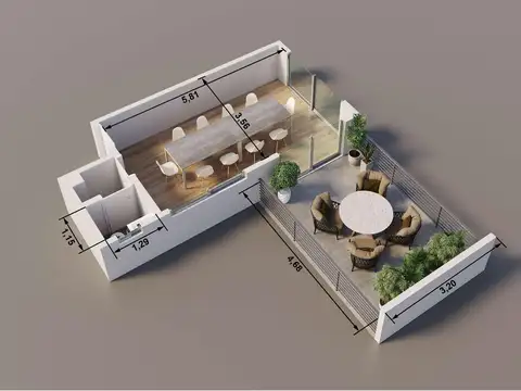 Departamento en Venta en Villa Urquiza, USD 167.000