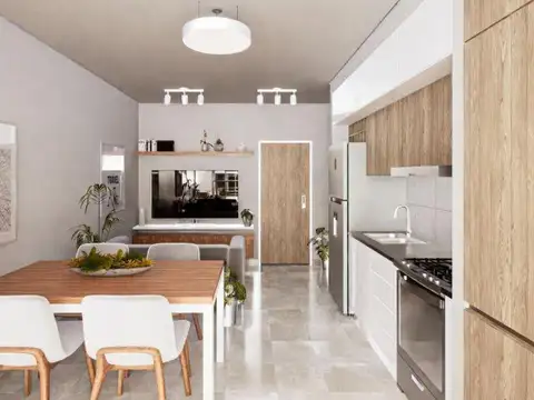 Departamento Monoambiente con 1 baño