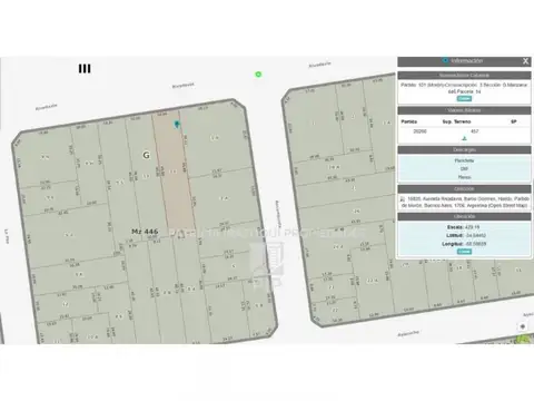 RIVADAVIA, AV 15800