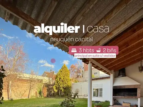Casa - Alquiler - Argentina, Neuquén - Gazari Rufino 1115