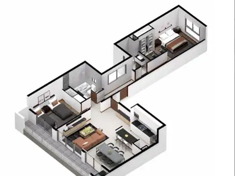 Departamento en Venta de 2 dormitorios