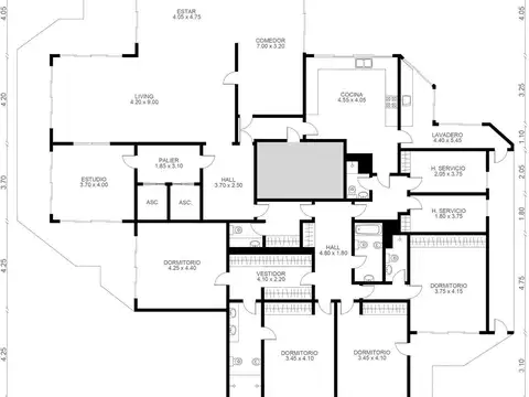 Departamento en Venta de 4 dormitorios