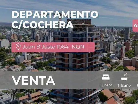 VENTA DEPARTAMENTO 1 DORM. C/COCHERA - NQN