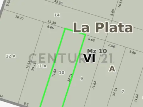 LOTE EN VENTA EN VILLA ELISA