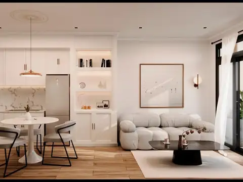Departamento Monoambiente con 1 baño
