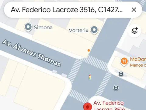 ALQUILER LOCAL COMERCIAL LACROZE Y ALVAREZ THOMAS
