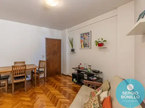 Departamento 2 ambientes con 1 baño