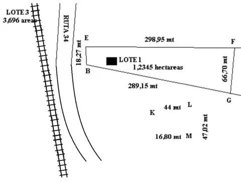 FINCA 3 HECTAREAS EN LUIS PALACIOS EN VENTA