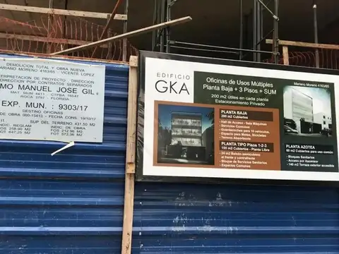 Oficina Monoambiente con 2 baños