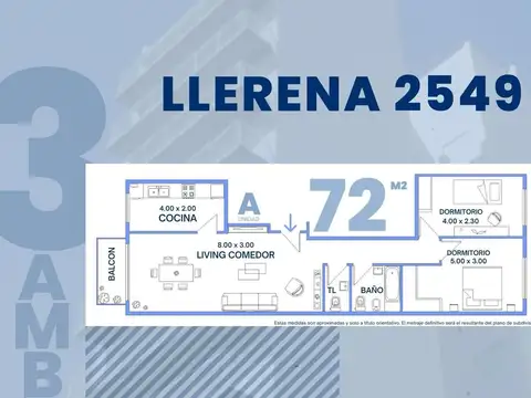 Llerena 2549 , Piso 3º