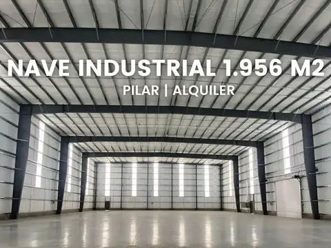 Depósito en predio cerrado en alquiler a estrenar, 1.956 m2 