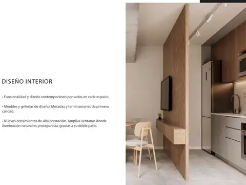 Departamento 3 ambientes con 1 baño