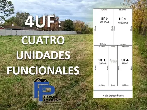 4 lotes de 632 m² en La Esmeralda, Zárate — desde USD 10.000 con boleto de compraventa