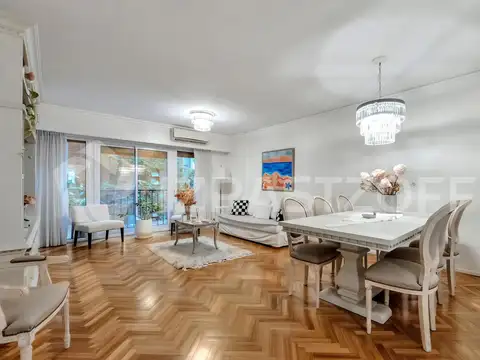 Departam3ento en Recoleta 3 ambientes con cochera fija