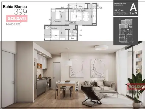 Venta. Monoambiente. En construcción. Financiado en pesos. Wilde.