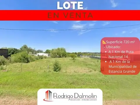 Terreno en venta – Estancia Grande, Concordia, ER