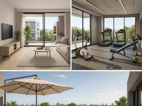 Departamento 4 ambientes con 2 baños