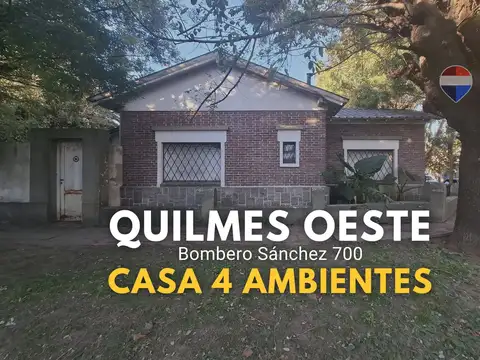 Venta casa 4 ambientes Quilmes oeste