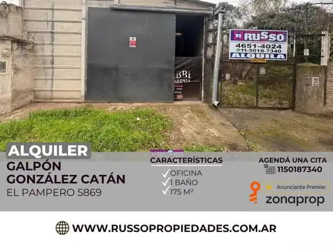 Alquiler de Galpón ' González Catán