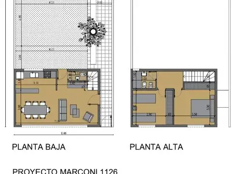 Depto Tipo Casa en Venta de 2 dormitorios