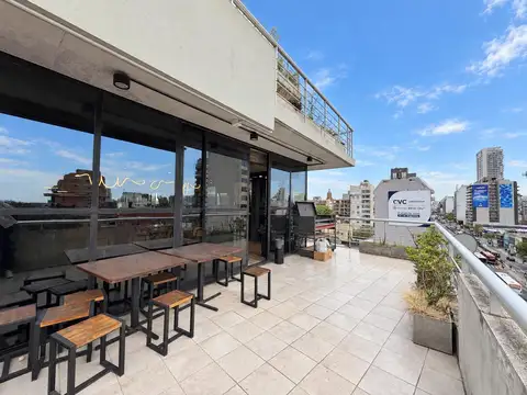 Amplia oficina en alquiler con terraza y parrilla privada | Piso Alto | Nuñez