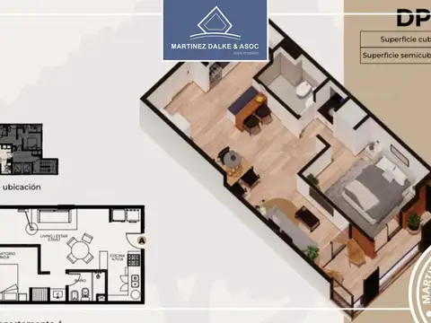 Departamento en Venta de 2 ambientes