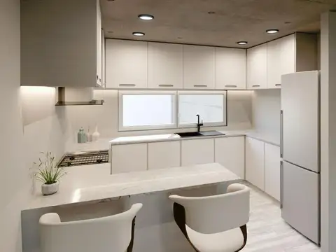 Departamento 2 ambientes con 1 baño