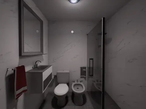 Depto Tipo Casa Monoambiente con 1 baño