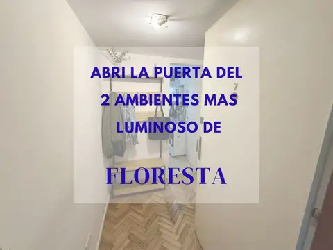 VENTA 2 AMBIENTES CON BALCON FLORESTA APTO CREDITO