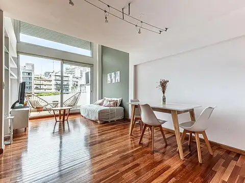 Departamento 2 ambientes Duplex Balcon terraza luminoso en Palermo