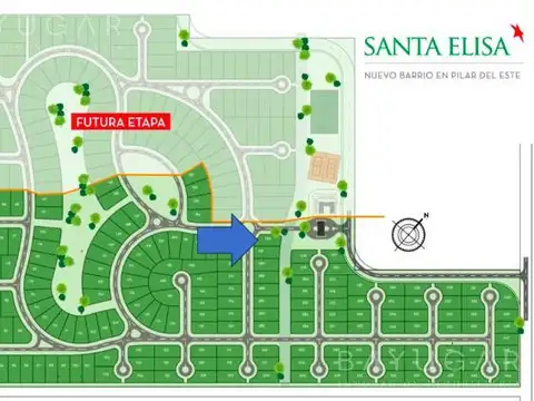 Venta Lote - Barrio Santa Elisa - Pilar del Este