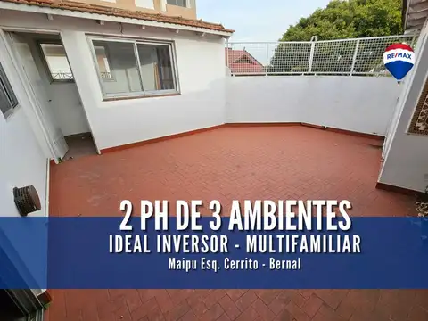 DOS PH DE 3 AMB. IDEAL INVERSOR O MULTIFAMILIAR