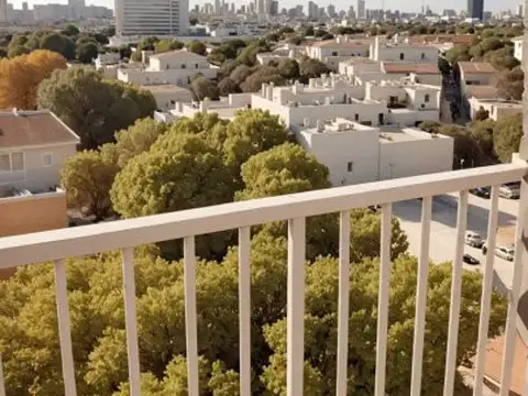 Piso alto con vista abierta