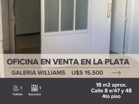 Venta de Oficina  La Plata.