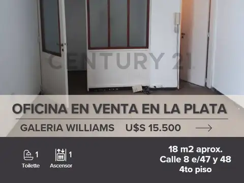Venta de Oficina  La Plata.