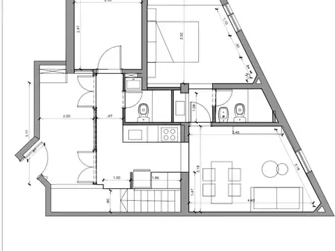 Depto Tipo Casa en Venta en Palermo Hollywood, USD 279.000