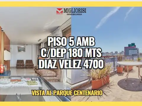 Departamento de 5 ambientes en Venta en Parque centenario