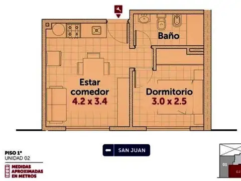 Departamento en Nuestra Señora de Lourdes