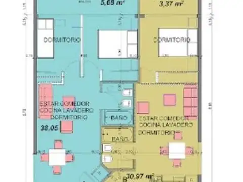 Departamento en Venta en Almagro, USD 101.500