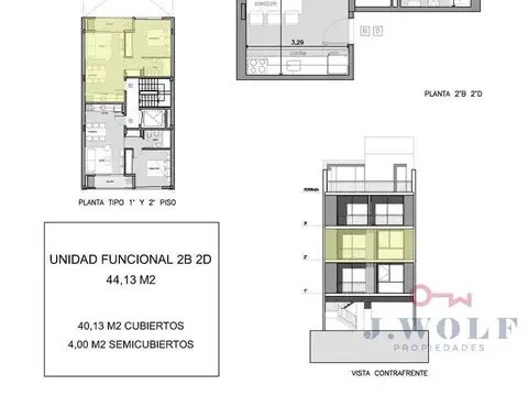 Departamento en Venta de 2 ambientes