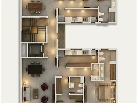 Departamento en Venta de 3 ambientes