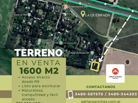 Terreno en venta en Zarate!